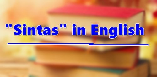 Sintas in English