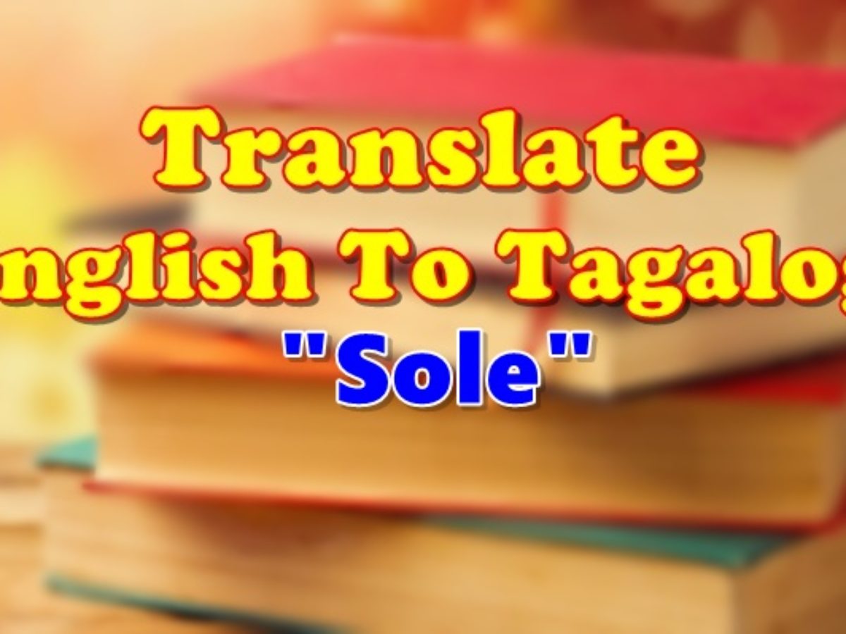 translate spanish to sole