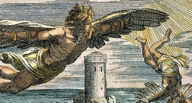 the story of daedalus and icarus translation