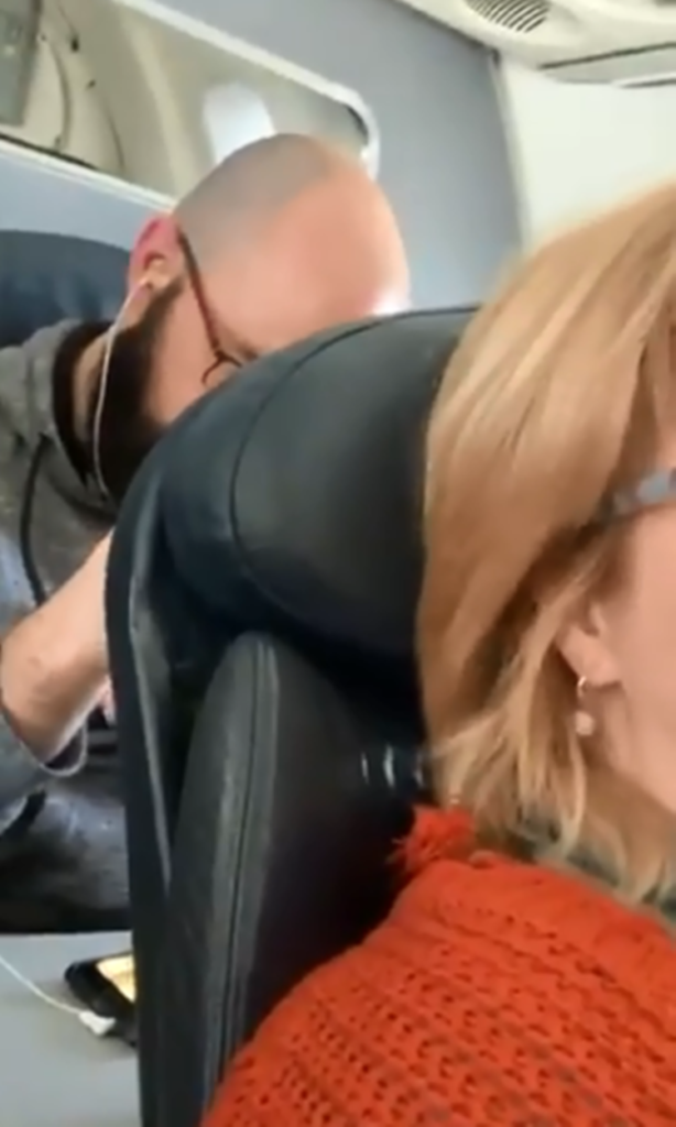 Female Airline Passenger