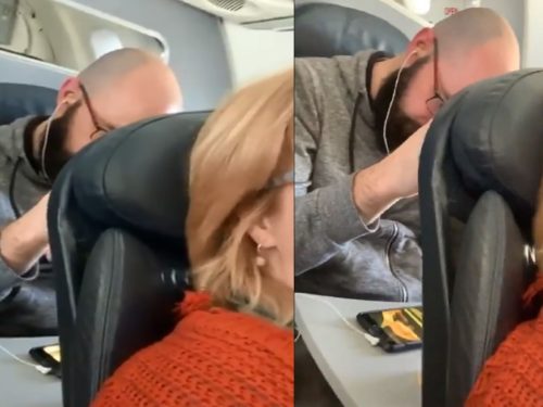 Female Airline Passenger