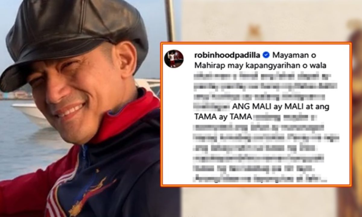 Robin Padilla Post Is This About The Abs Cbn Franchise Issue