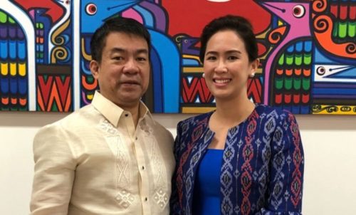 Koko Pimentel, Wife Kathryna Yu