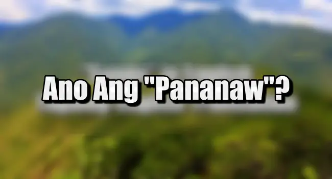 Ano Ang Pananaw: Kahulugan At Mga Halimbawa Ng Pananaw
