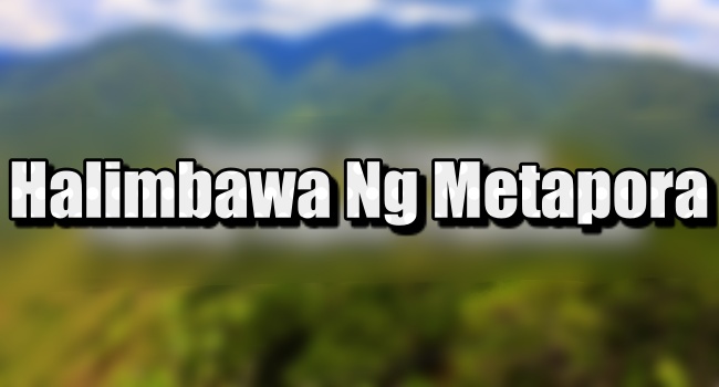 Halimbawa Ng Metapora - Mga Halimbawa At Kahulugan