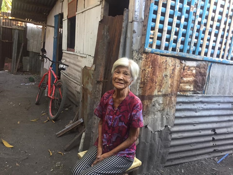 Poor Elderly Woman