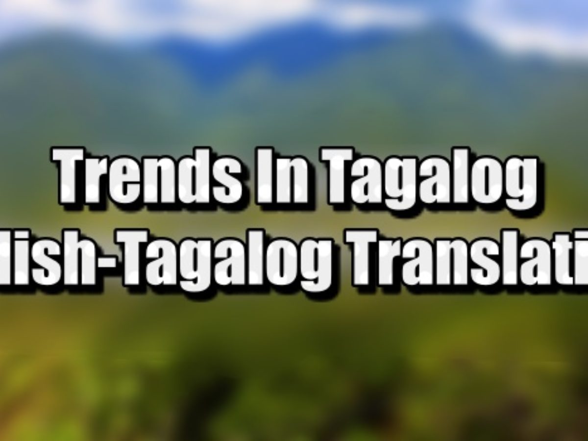 Trends In alog English To alog Translations