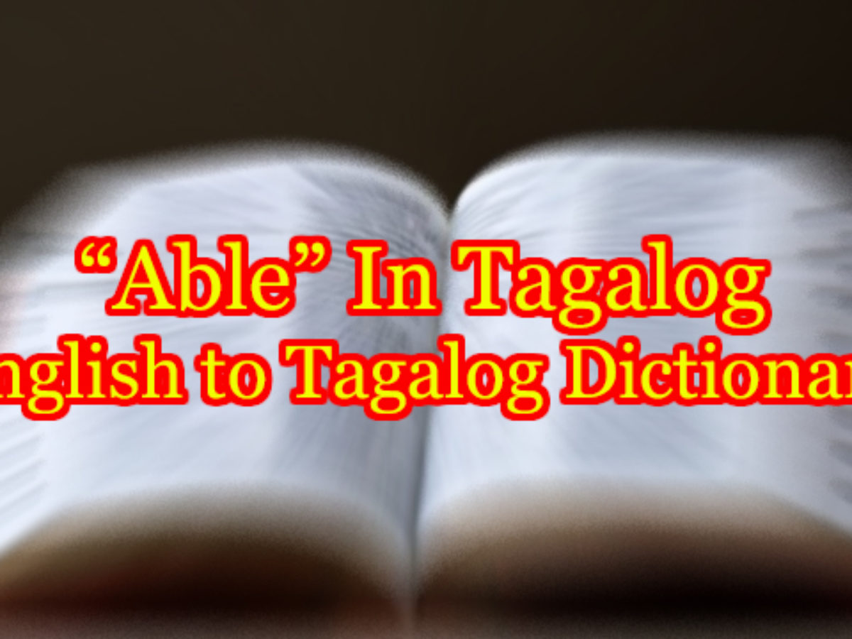 skills meaning in tagalog