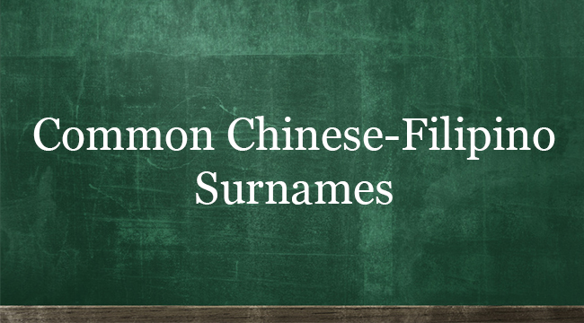 COMMON LAST NAMES