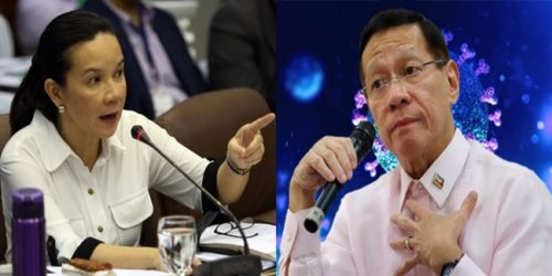 Grace Poe & DOH chief Francisco Duque III