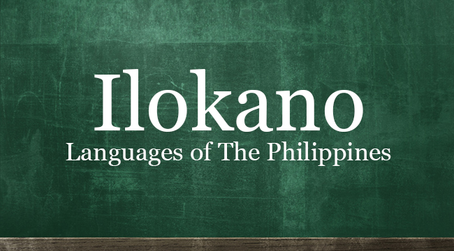 Ilokano About The Language Languages Of The Philippines