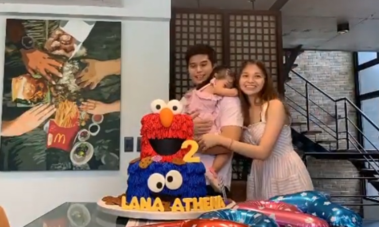 JC De Vera Celebrates Daughter Lana Athena's 2nd Birthday In Quarantine