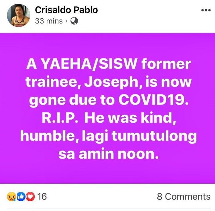 Coronavirus Disease 2019