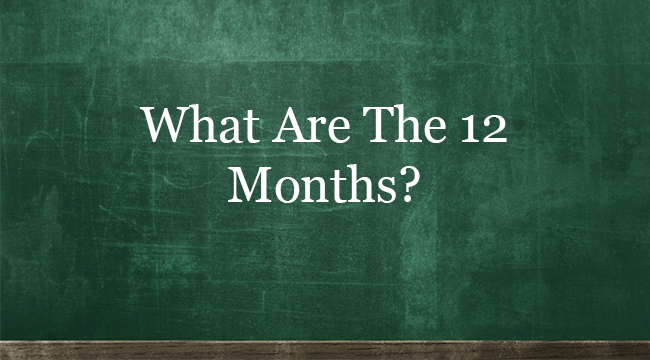 MONTHS OF THE YEAR