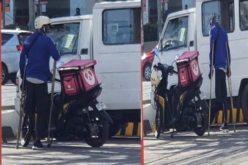 Disabled Food Panda Rider