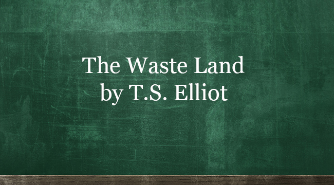 the waste land poem