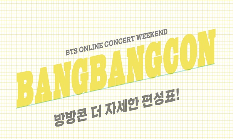 BTS To Drop Free Concert Series "Bang Bang Con"