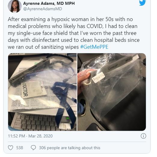 Hospitals Threaten To Terminate Doctors Who Talk About Supply Shortage