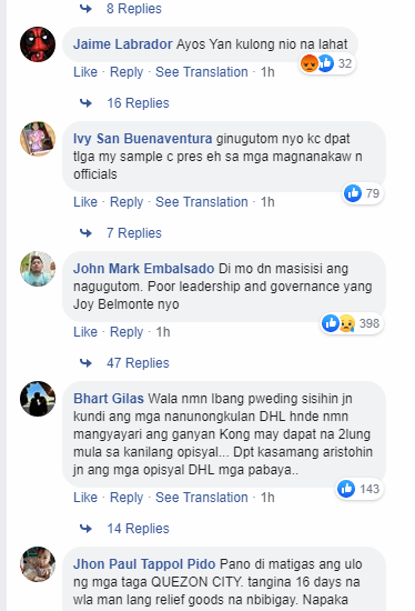 QC Residents Arrested After Creating Barricade & Asking For Food