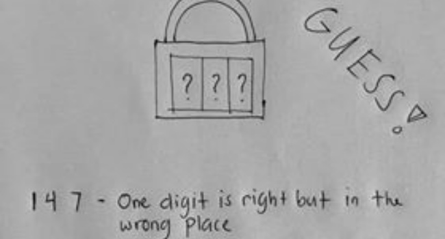 The Lock Puzzle And How To Easily Beat It - One Digit Is Right & In ...