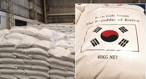 philippines receives rice donations south korea
