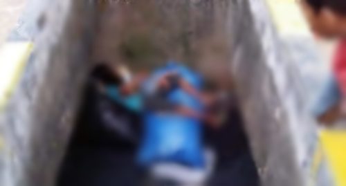 pitiful photo of man with child fi