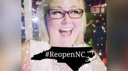 protest leader anti lockdown tested positive covid-19