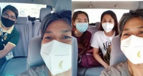 woman volunteers as driver fi