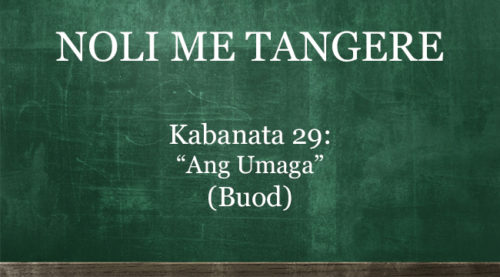 KABANATA 29 NOLI ME TANGERE