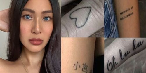 Nadine Lustre Tattoo