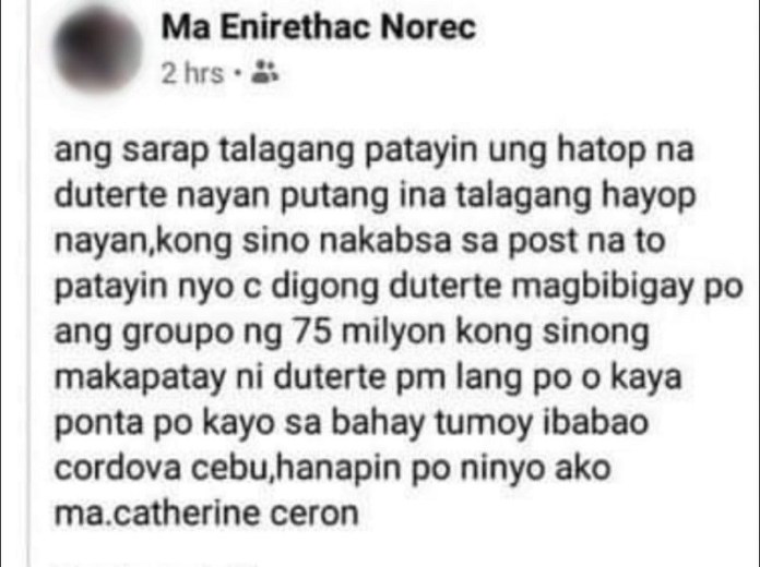 Anti-Duterte Lady
