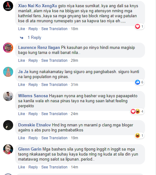 Karla Estrada Statement On Blogger Banat By Vs KathNiel