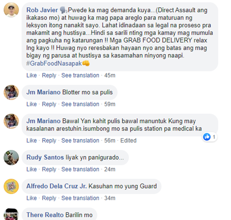 Helpless Grab Food Rider