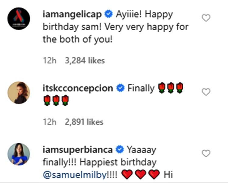 sam milby catriona gray comments