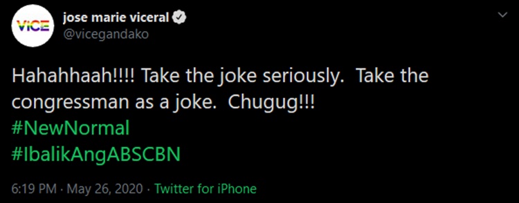 vice ganda tweet