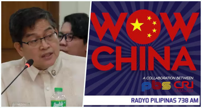WOW China Another Blunder Of Radyo Pilipinas - Solon