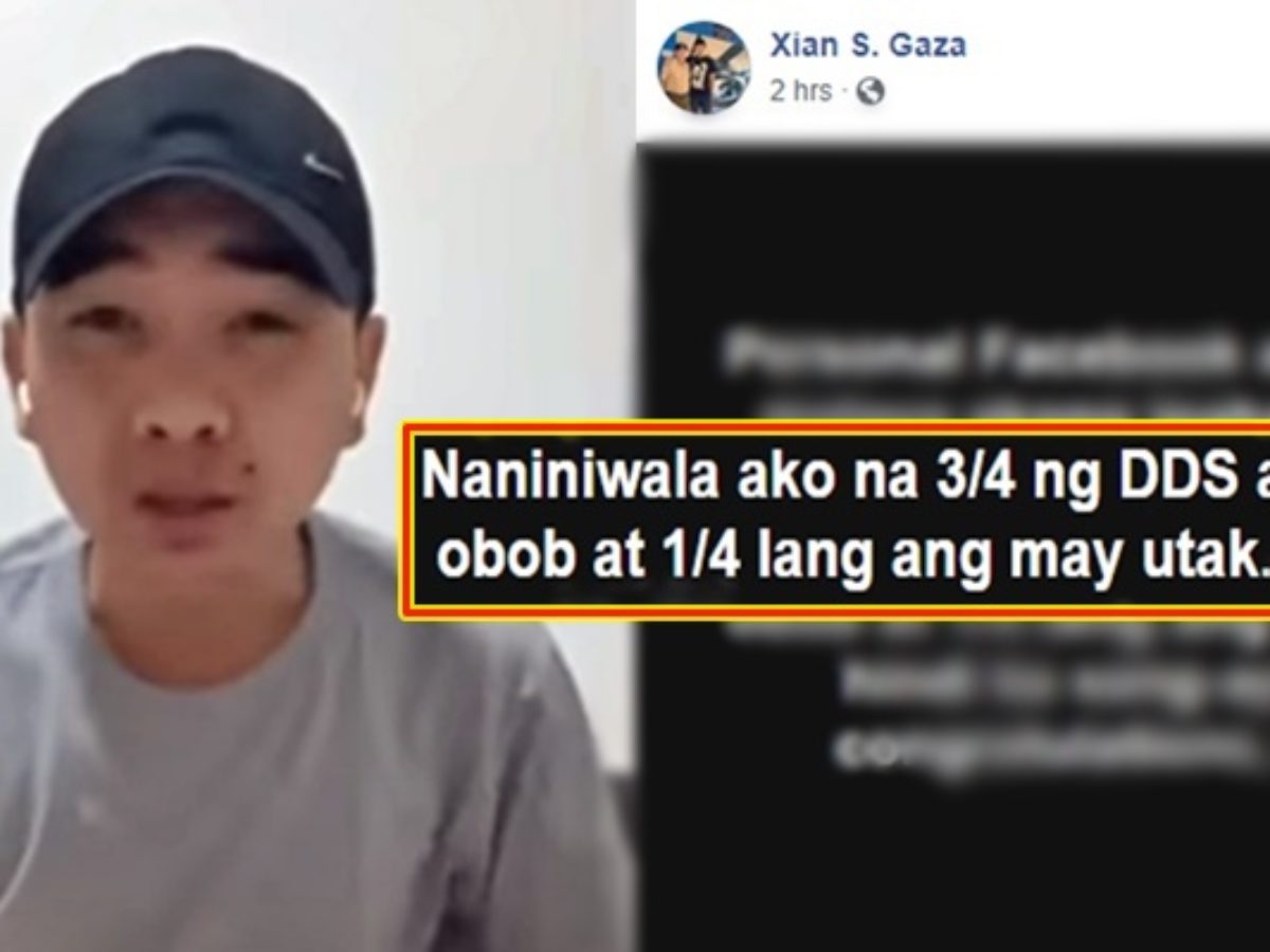 Xian Gaza Attacks Duterte Supporters 3 4 Ng Dds Ay Mga Obob