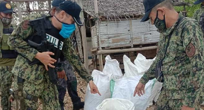 Dynamite Fishing Materials Retrieved By Basilan Policemen