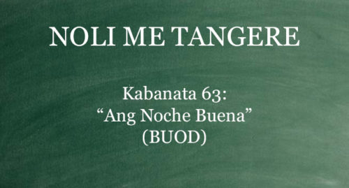 KABANATA 63 NOLI ME TANGERE
