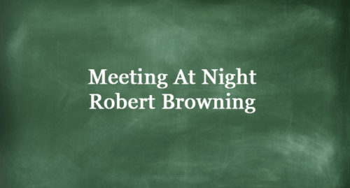MEETING AT NIGHT