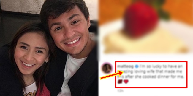 Matteo Guidicelli Posts Photo Of Dessert Wife Sarah Made For Him