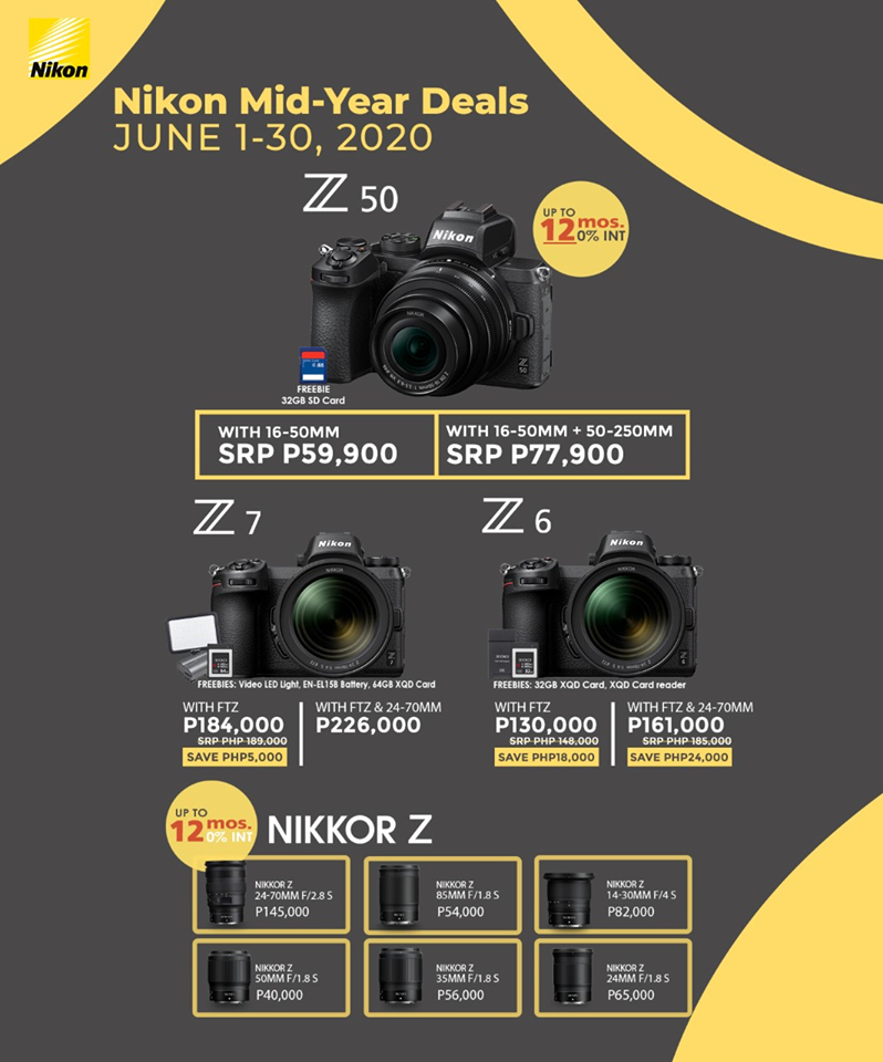 Nikon Mid-Year Deals: Save As Much As P24,000 + Amazing Freebies