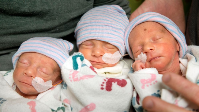 Newborn Triplets Have Coronavirus, Parents Don't
