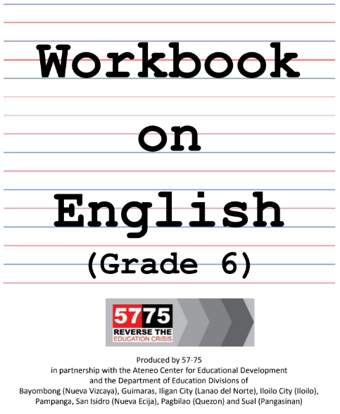 Grade 6 English Workbook DepEd Free Download PDF