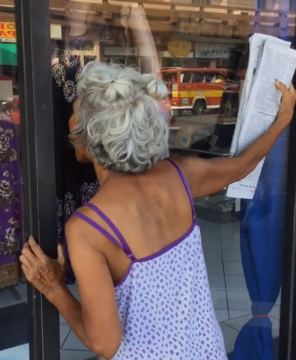 Mentally Ill Elderly Woman