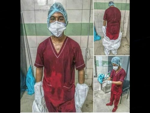Exhausted Doctor