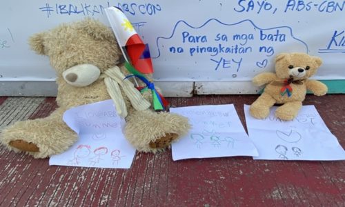 ABS-CBN Supporters Write Messages Of Encouragement On Freedom Wall