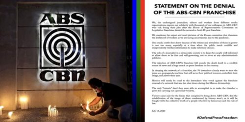ABS-CBN journalists statement 1