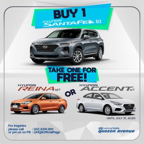 Car Promo 2020 Hyundai Offers Buy 1 Take 1 Promo