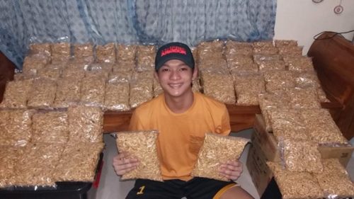 Determined High School Student